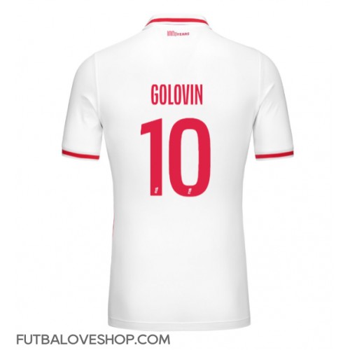 Dres AS Monaco Aleksandr Golovin #10 Domáci 2024-25 Krátky Rukáv